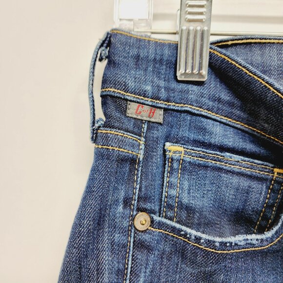 Citizens Of Humanity Womens Bootcut Jeans Mid Rise Size 27 Blue Denim - Picture 11 of 14